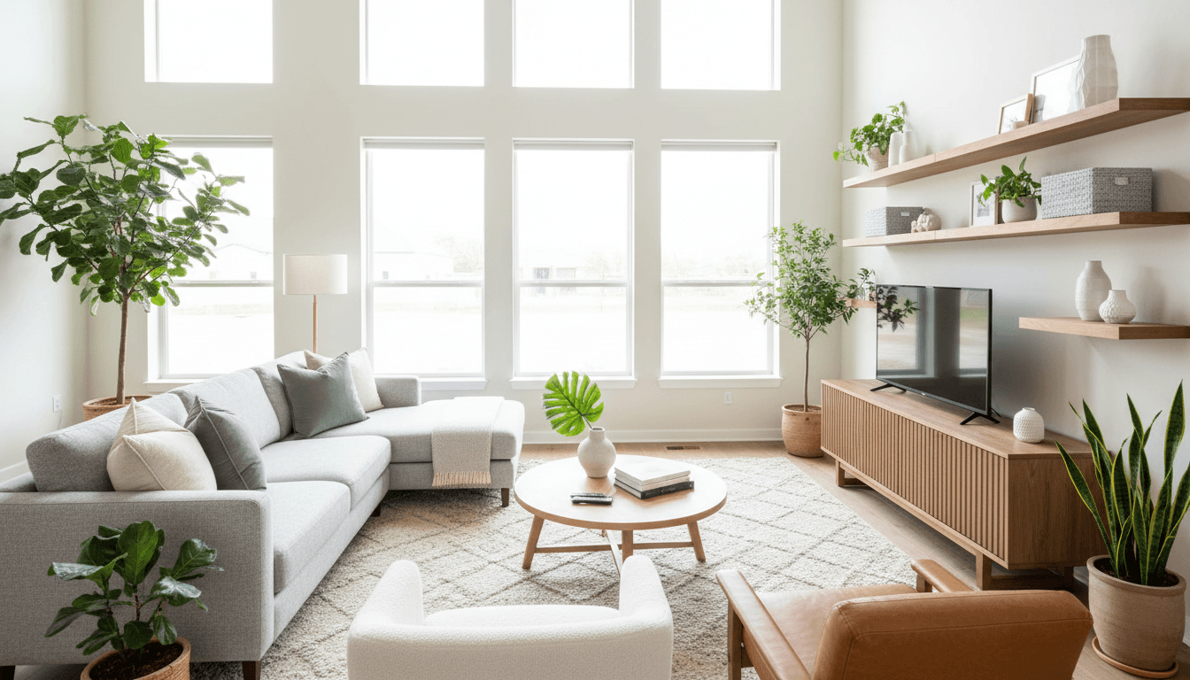 Living room furniture setup
